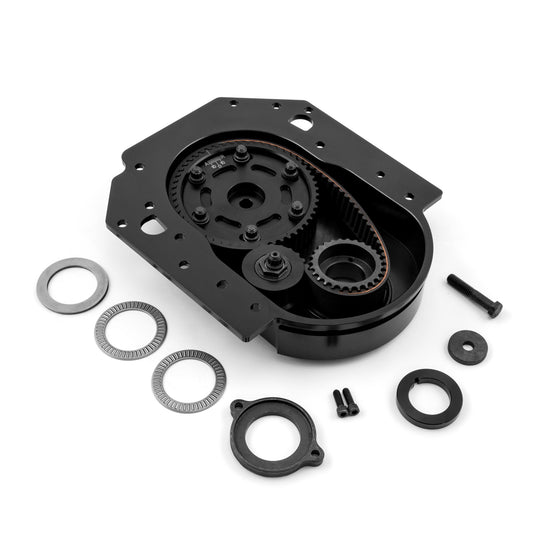 Ford 302 351C Cleveland Standard Cam Height Timing Belt Drive Kit - Black