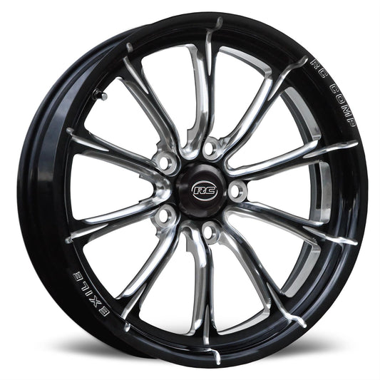 Exile Eclipse Gloss Black Wheels