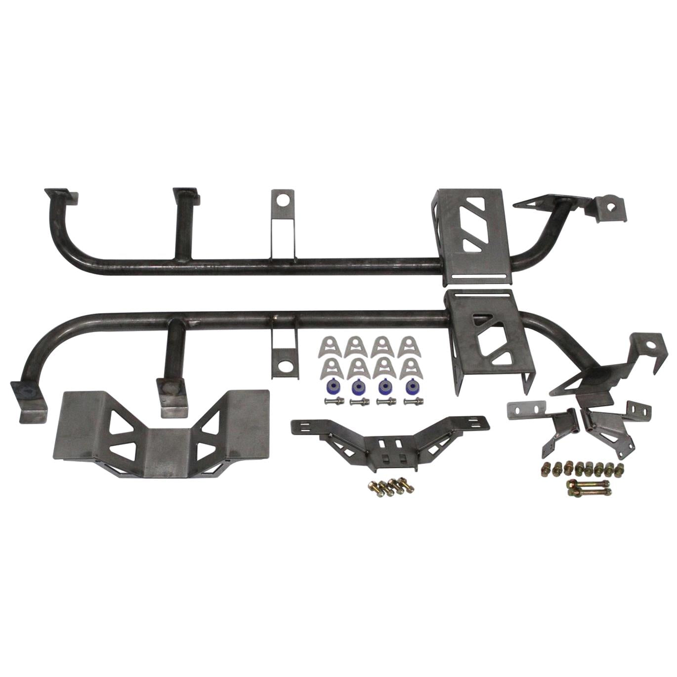 Frame Brace, Chassis Stiffening, Steel, Natural, Weld In, Tri-Five, Kit